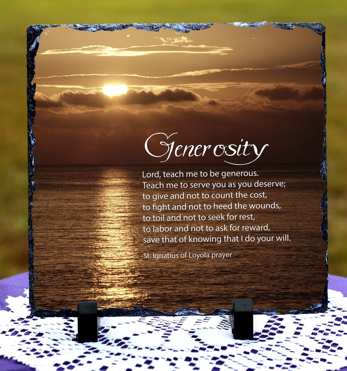 Generosity prayer St. Ignatius of Loyola prayer Etsy