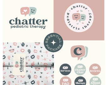 Custom branding, Custom brand, Logo kit, Custom logo kit, Playful brand, Pediatric brand, Custom logo design, Kids brand, Branding package
