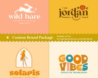 Custom branding package, Feminine branding, Custom Branding design, Brand package, Playful brand, Branding kit, Business Branding Kit