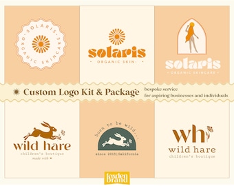 Custom Logo Kit, Custom Branding, Custom brand design, Playful branding, Feminine  Package, Brand designer, Children's branding, Brand Kit
