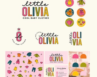 Custom Branding Kit, Children's brand, Custom brand, Logo Kit, Branding design, Colorful brand, Playful brand, Brand pattern, Business Kit