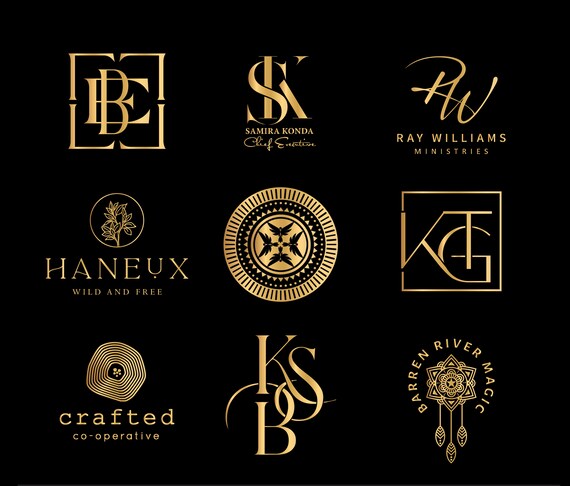Logo Design Custom Logo Design Instagram Logo Fashion Logo Etsy