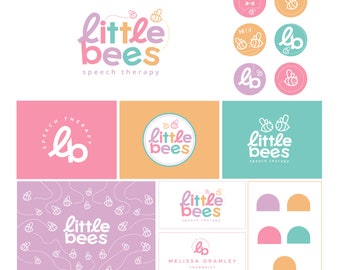 Custom brand package, Custom Branding Kit, Children's brand, Children's custom logo, Medical logo, Children's clothing brand, Business card