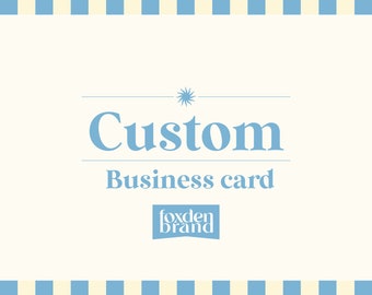 Custom Business card