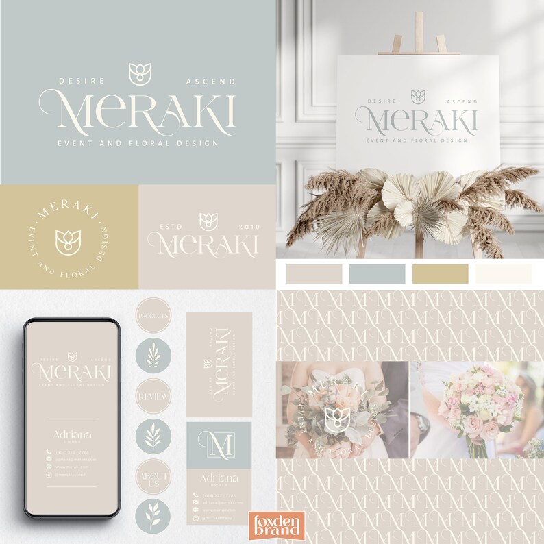 Custom Branding, Branding Kit, Brand package, Brand Kit, Custom logo kit, Custom logo, Instagram kit, Business card design, Brand suite 画像 6