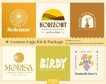 Custom brand design, Custom branding, Branding Kit, Custom Logo, Colorful branding, Photography branding, Custom Brand design, Jewelry brand