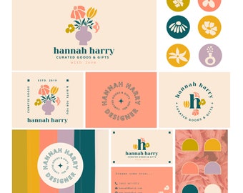 Custom Branding package, Brand package, Logo kit, Brand Kit, Feminine Brand, Custom Logo kit, Social media kit, Brand Identity, Mood Board