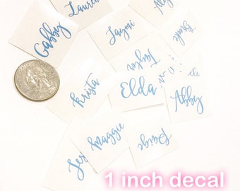 Personalize Letter Vinyl Decal | DIY Vinyl Sticker | Tumbler Cup Decals | Laptop Sticker | Custom Vinyl Decal | Glass Decal DECAL ONLY