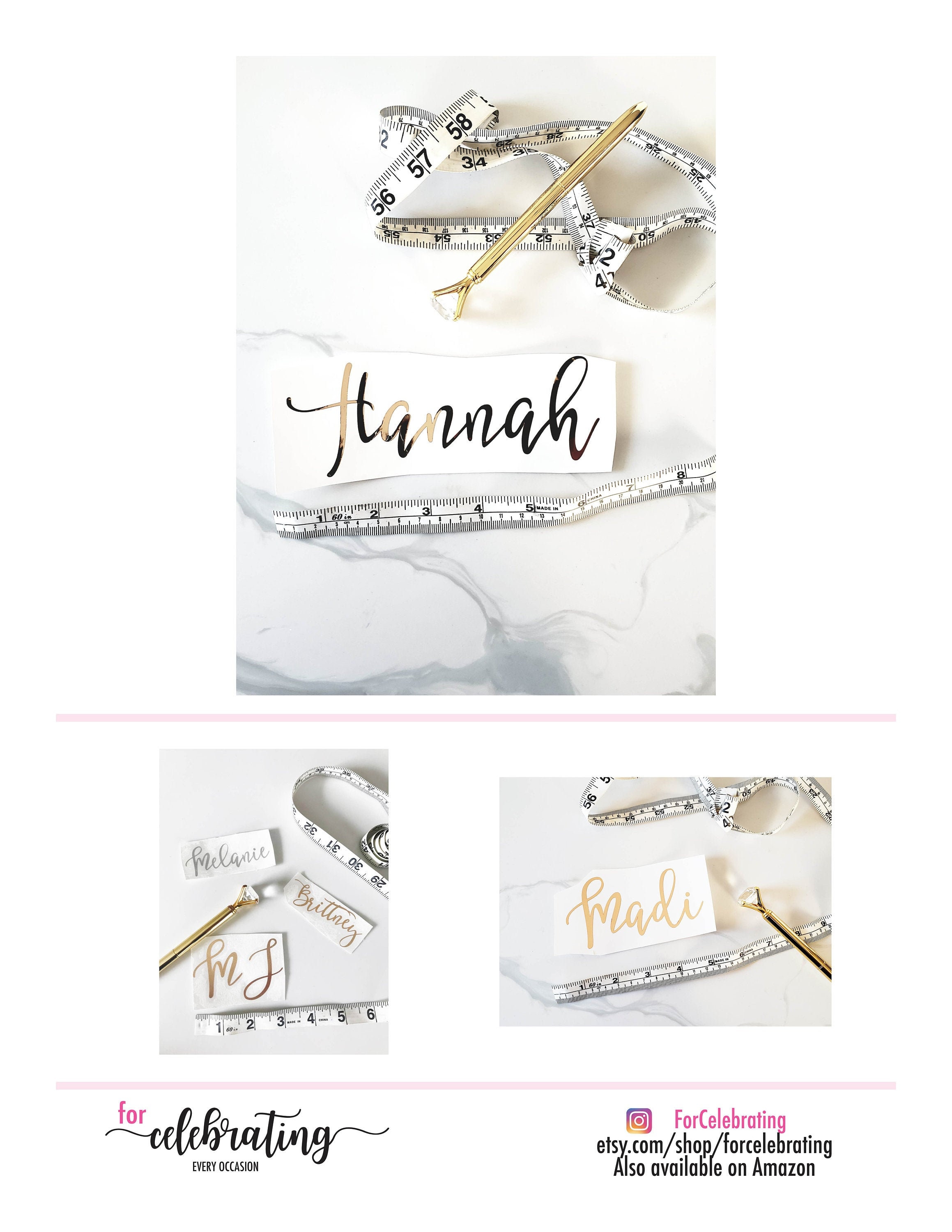 personalize letter vinyl decal diy vinyl sticker tumbler etsy