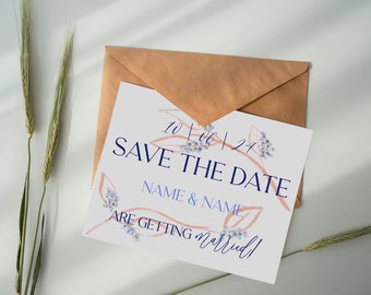 Save the date wedding invitations cards