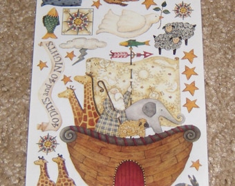 Creative Imaginations Debbie Mumm Sticker Sheet ~  Noahs Ark.   HTF