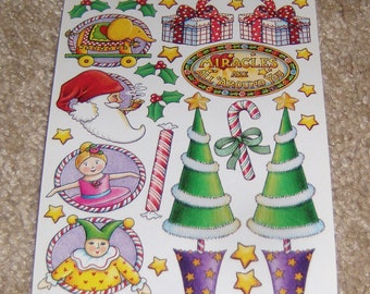 Creative Imaginations Mary Engelbreit Sticker Sheet ~ Christmas..Believe.  Scrapbooking/Crafts   HTF