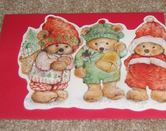 Hallmark Christmas Card ~ Christmas Mary's Bears...by Mary Hamilton.  Very RHTF