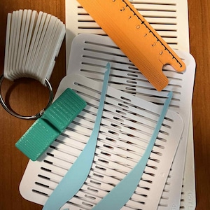 Basic heddle weaving start set, Patricias class