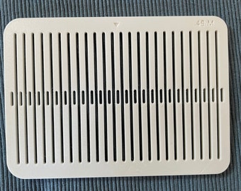 Band weaving heddle, basic medium 49 slots