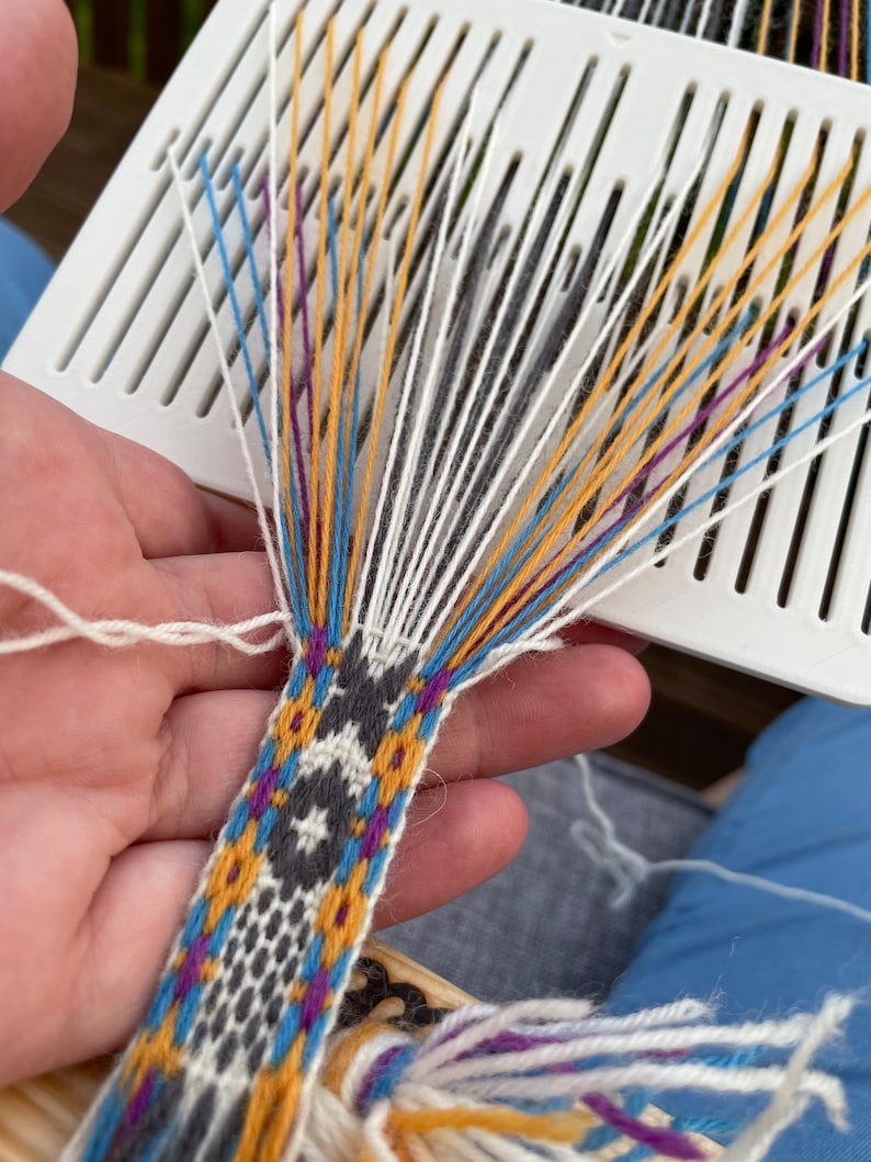 15 pattern Band weaving heddle image 2