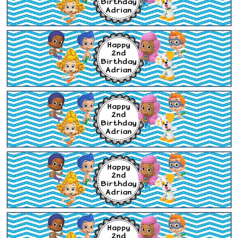 Stickers for Bubble Guppies - Etsy
