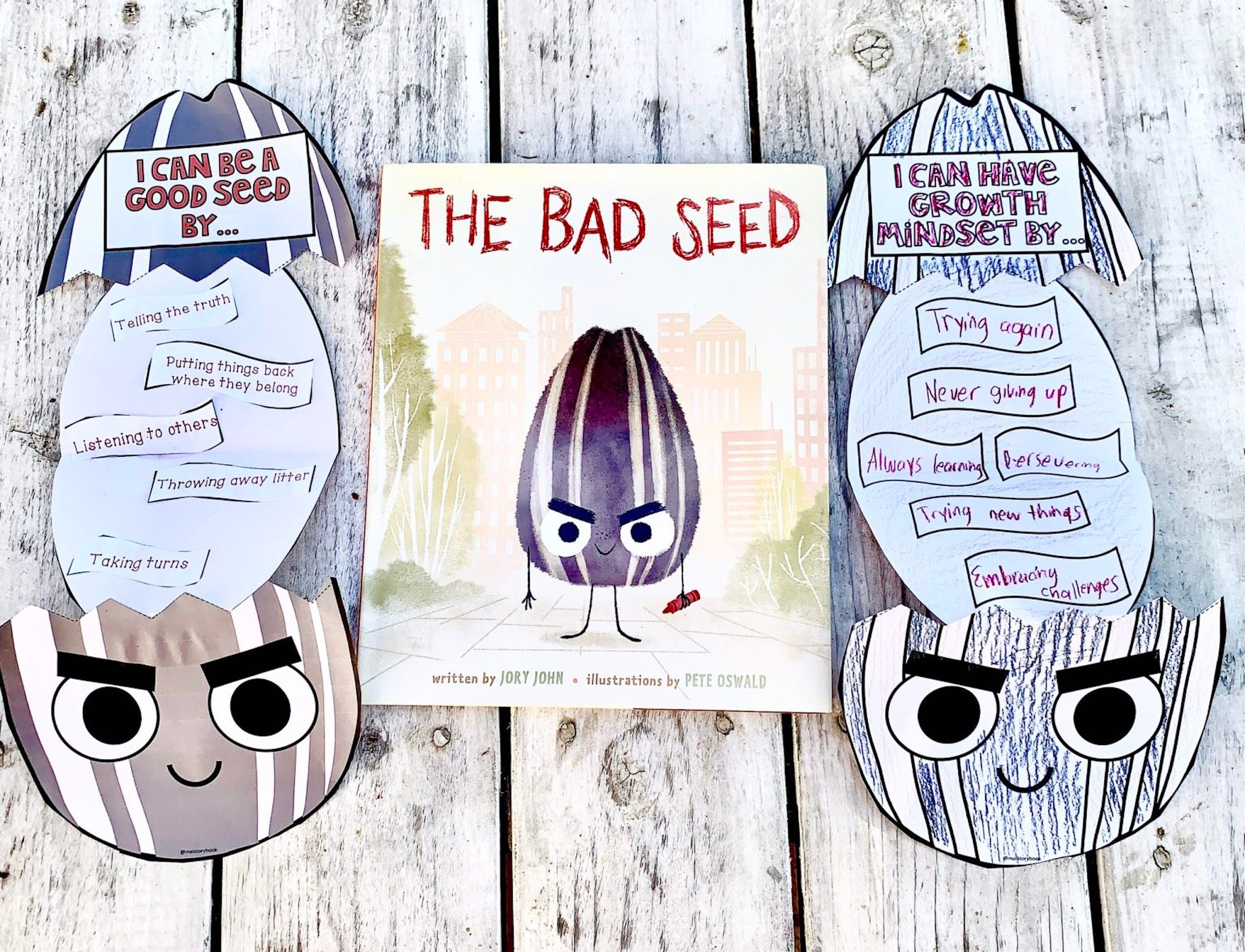 The Bad Seed Seed Surprise Growth Mindset Be A Good Seed Etsy
