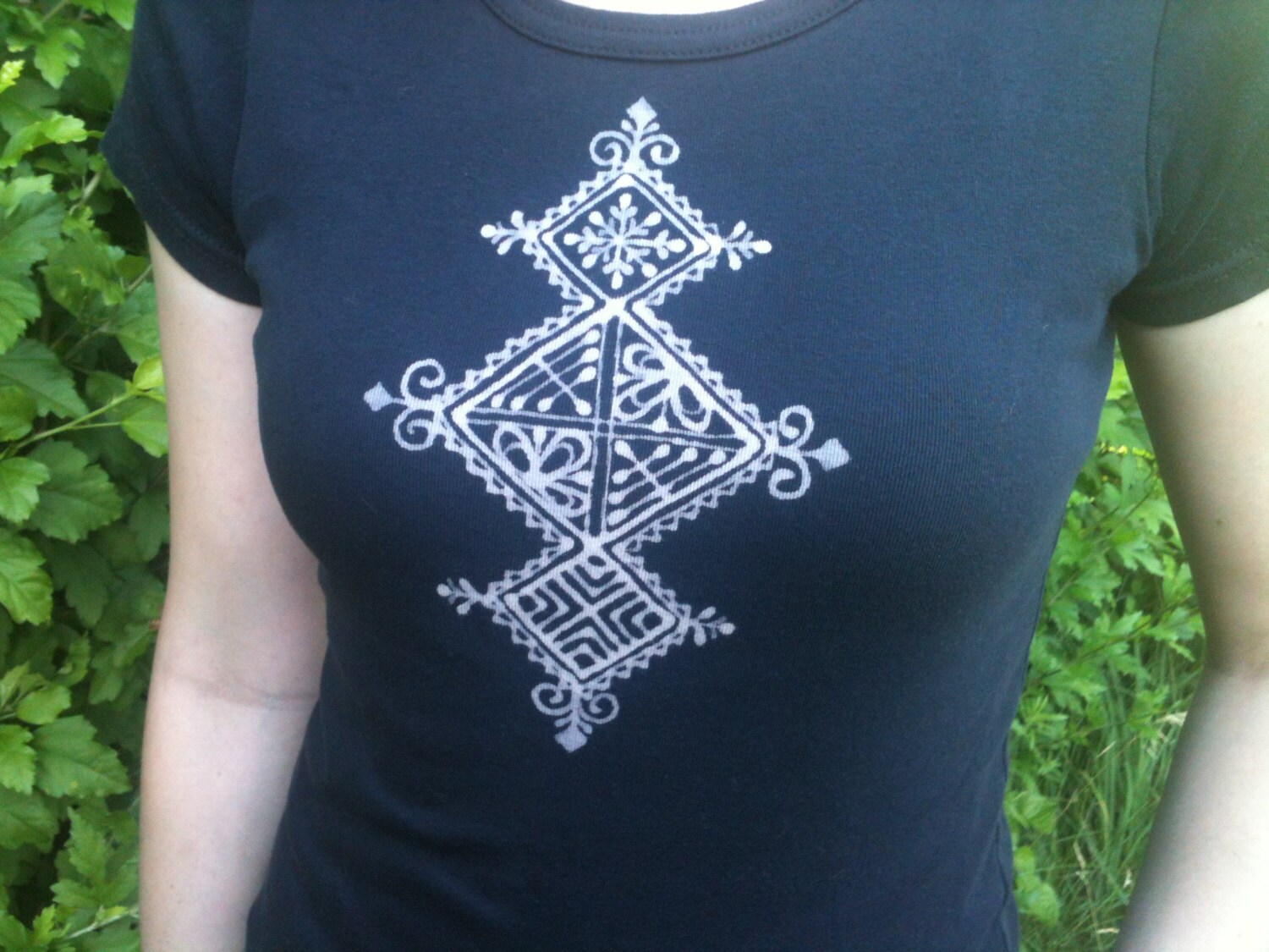 Womens Bleached Henna Style T Shirt Black Etsy,Executive Office Table Design Images