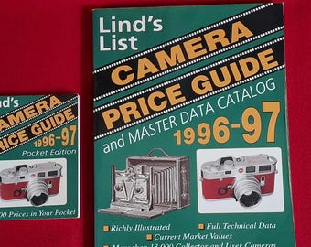 Guia de preços de câmeras Lind 1996-97 + edição de bolso