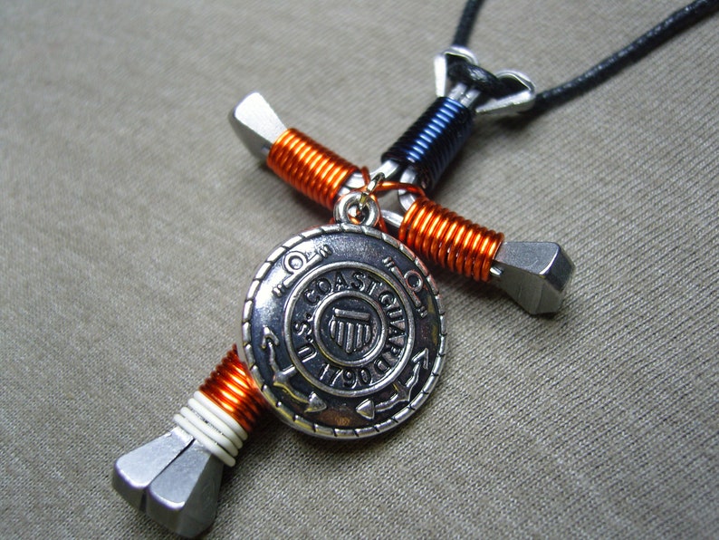 US Armed Forces Disciples Cross Necklaces With Pewter Etsy