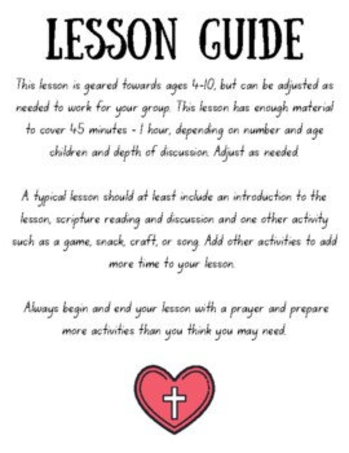 1 Corinthians 13 Children Kid's Bible Lesson Sunday School Valentine's