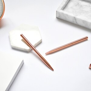 Rose Gold Ballpoint Pen image 4