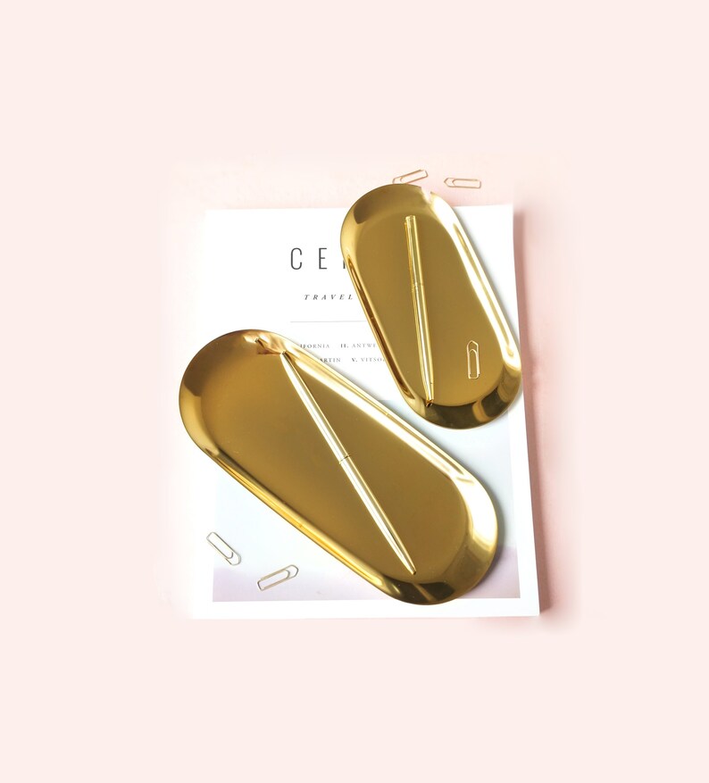 Desk Accessories Set Gold Image 0