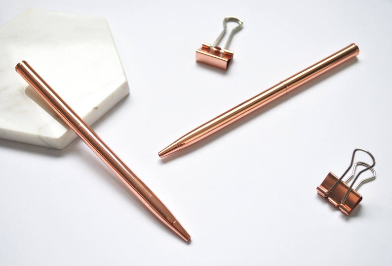 Rose Gold Ballpoint Pen image 2