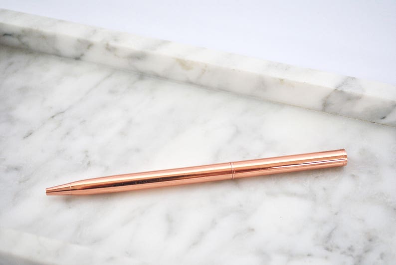 Rose Gold Ballpoint Pen image 1