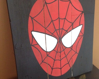 spiderman sign etsy