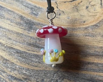 Mushroom necklace