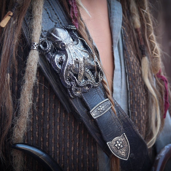 Gigantic oversized Large Octopus Baldric Buckle for any Dirty Rotten Pirate worth their salt!!!