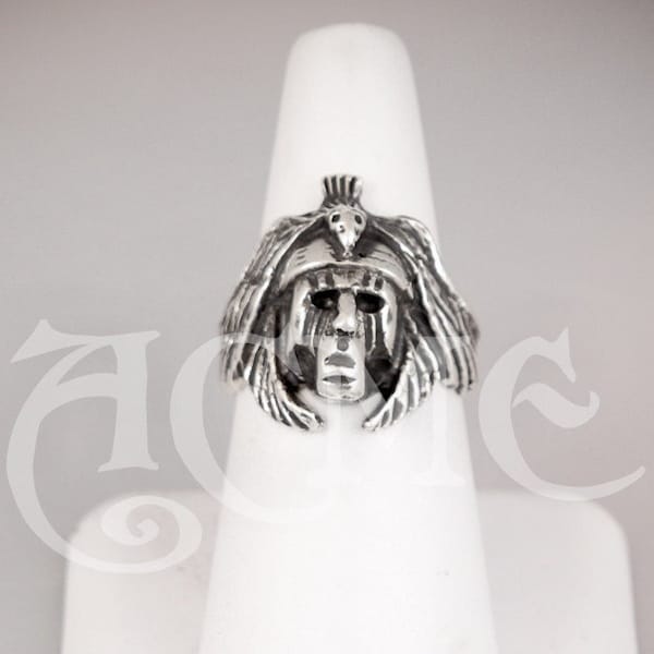 Johnny Depp style Tonto STERLING SILVER Ring Acme Original sculpt Replica crew gift