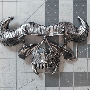 V2.0 Acme Brand DANZIG KISS SKULL Metal Belt Buckle Samhain image 3