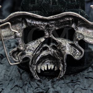 V2.0 Acme Brand DANZIG KISS SKULL Metal Belt Buckle Samhain image 6