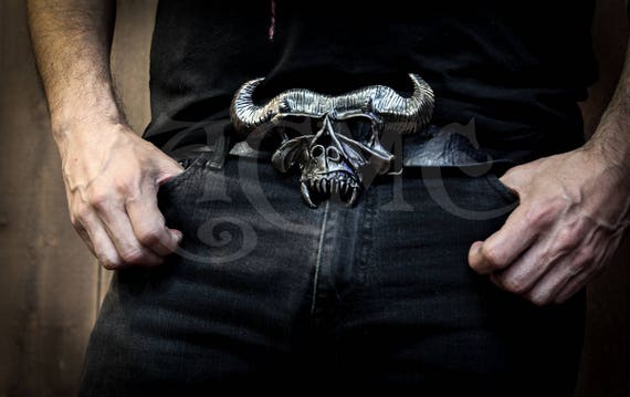 V2.0 Acme Brand DANZIG KISS SKULL Metal Belt Buckle Samhain Etsy