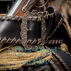 Hector Barbossa Pirate Buckle for waistbelt or Baldric  . Black sails Pirates of the Caribbean