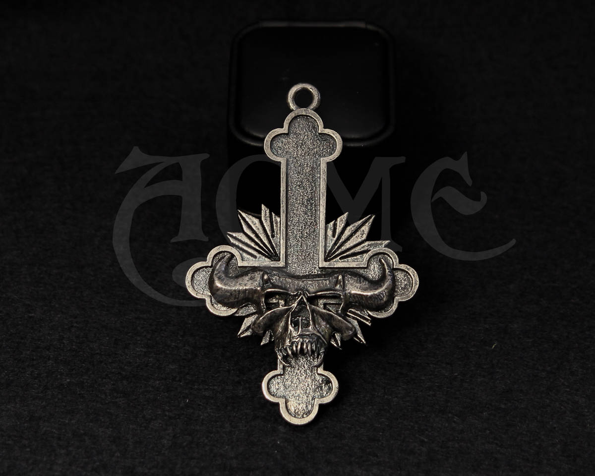 Glenn Danzig Lucifuge Cross Necklace  MISFITS SAMHAIN thrall...