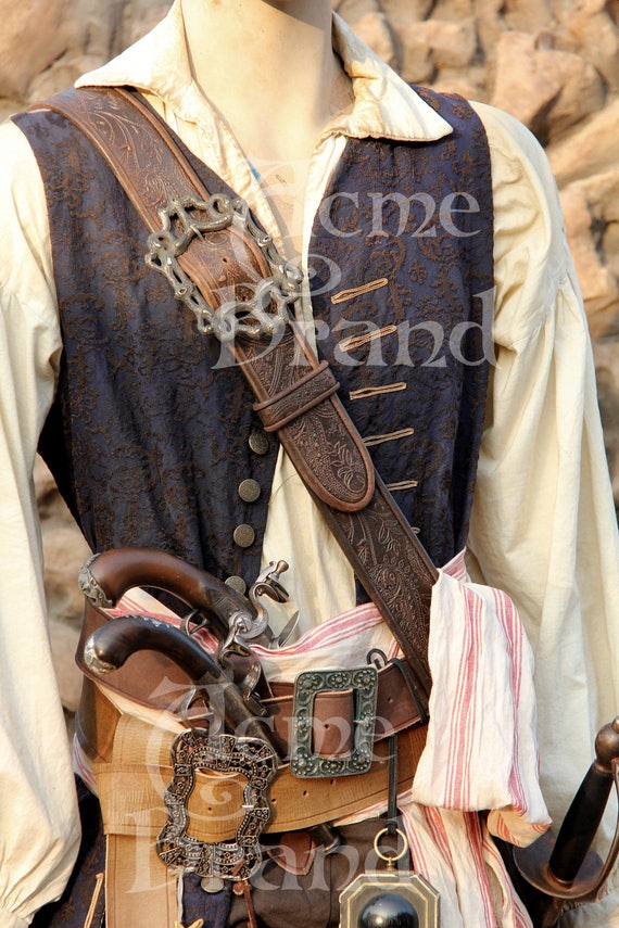 Pirate Gun Belt Jack Sparrow Costume Accessory Pirate Gun Belt Jack Sparrow Costume Accessory