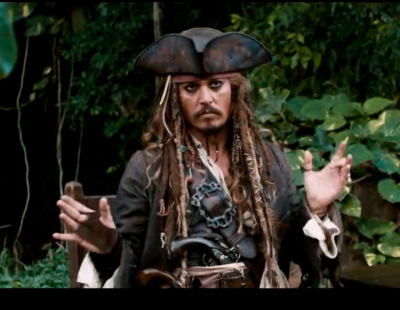 Jack Sparrow Baldric Schnalle DMC AWE OST style Bild 4