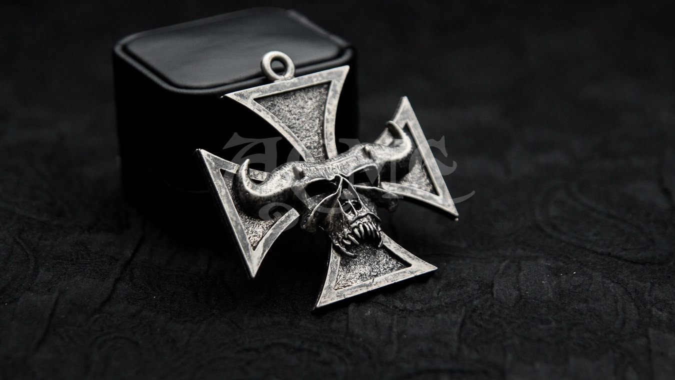 Danzig THRALL Iron Cross Lucifuge Necklace Misfits Samhain ACME