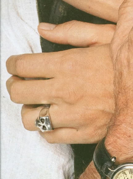 ジョニー・デップレプリカプレーンスカルパイレーツリング