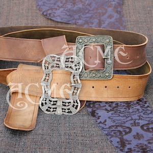 Jack Sparrow Belt  Anna maria OR Sunflower style Pirate Belt And Buckle.