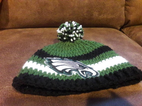 Philadelphia Eagles Crochet Hat - Etsy 