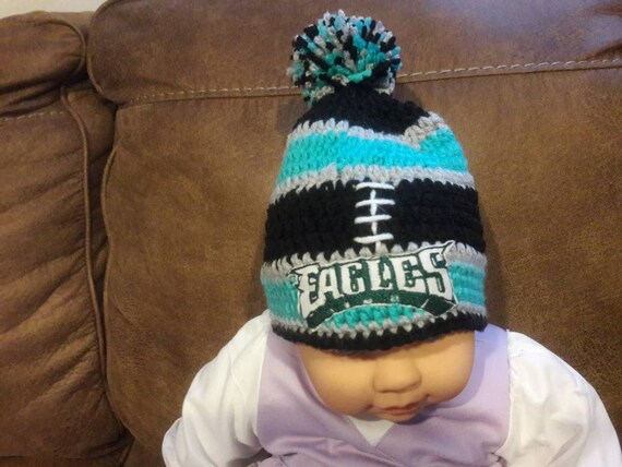 Philadelphia Eagles Crochet Hat - Etsy 