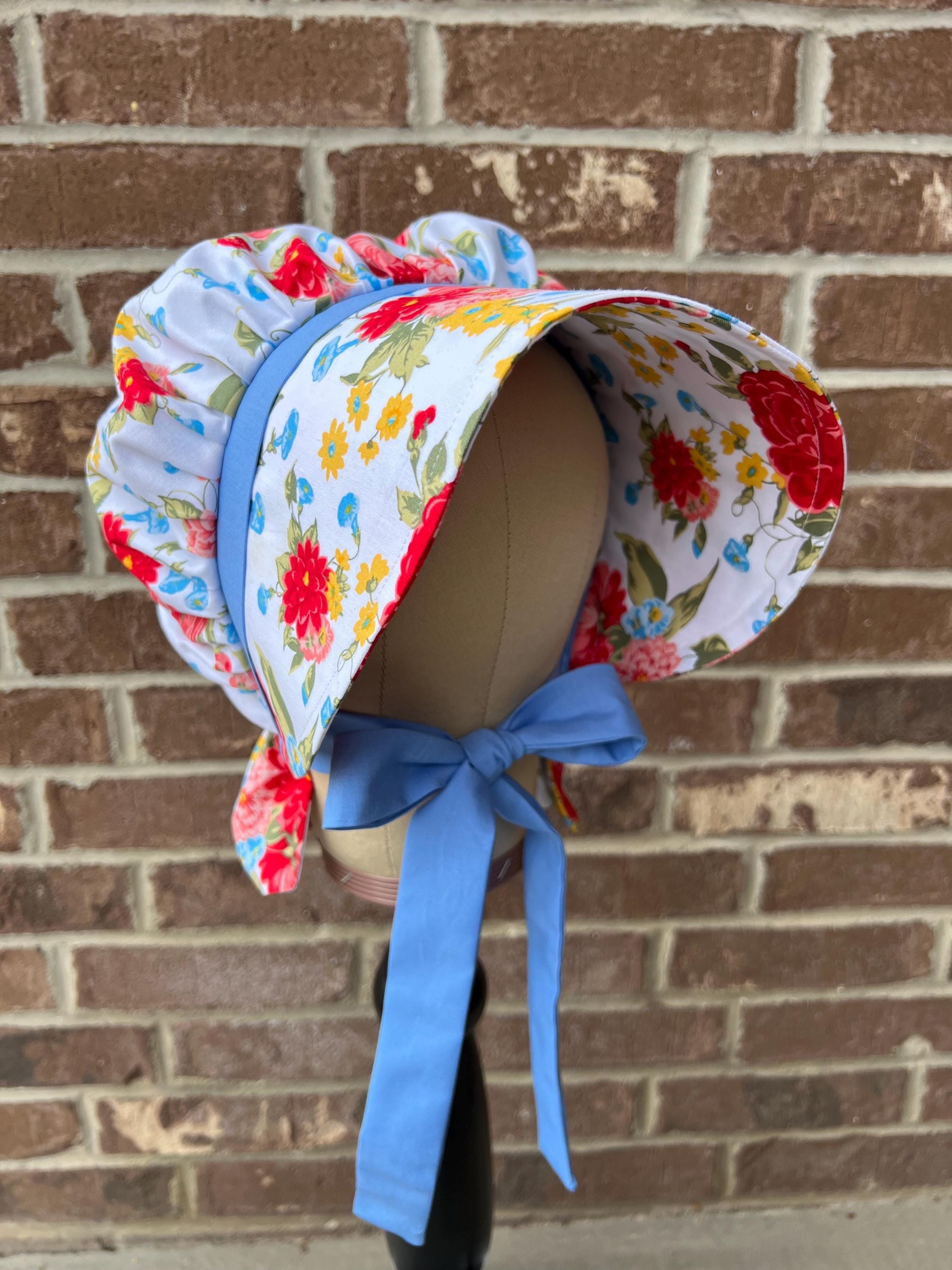 Pioneer Bonnet, Trek Bonnet Costume Bonnet, Holly Hobby Bonnet, Bonnet, Pioneer Bonnet, Little Bo Peep Bonnet, Pilgrim Bonnet, Cosplay, Trek