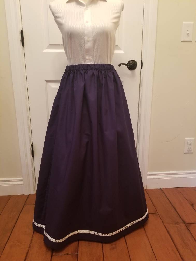 Pioneer Skirt Prairie Skirt Pioneer Costume Trek Skirt Etsy UK