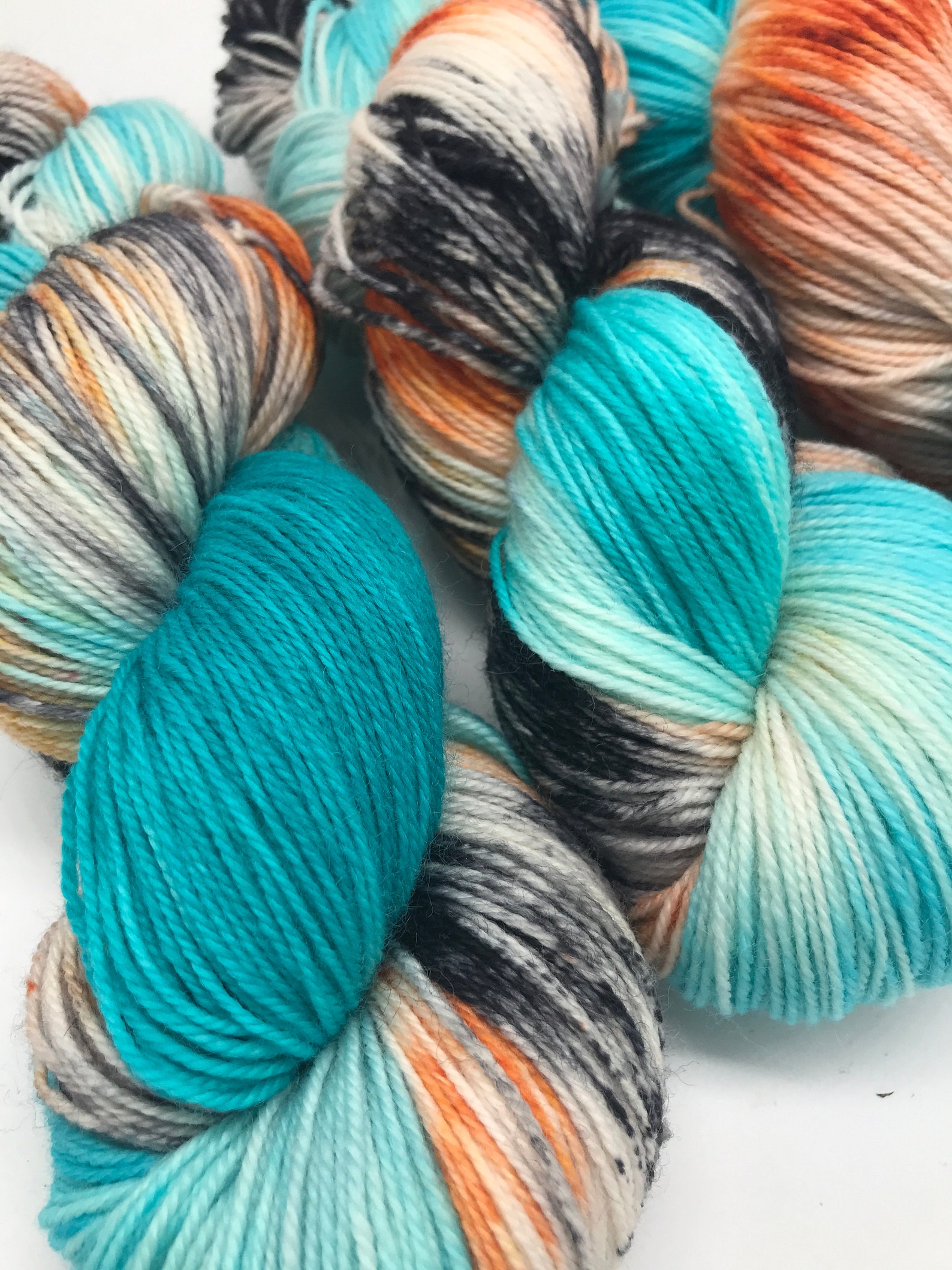 Joe Exotic Hand Dyed Fingering 3 PLY 80/20 SW Merino/ Etsy