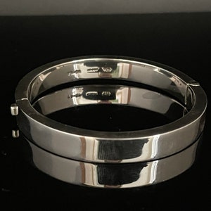 Hinged Silver Cuff Bracelet - 925 Sterling Silver -- Silver Cuffs